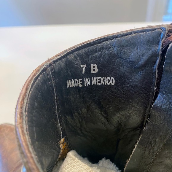 Old Gringo Women's Mini Belinda 7"‎ Ankle Boots Size 7 B Brown Bootie Cowboy - Picture 14 of 16